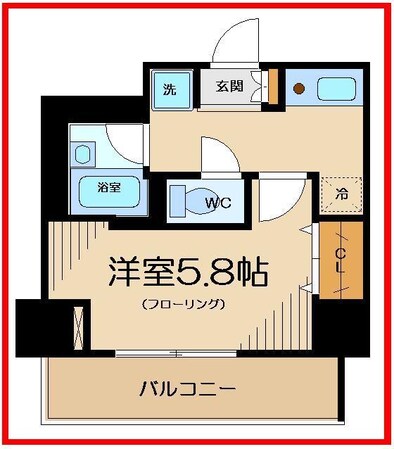 メゾン・ド・ピュア府中の物件間取画像